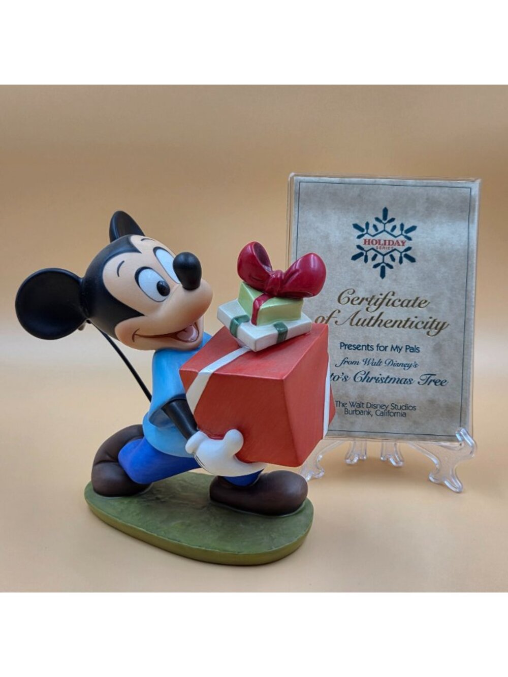 WDCC Pluto's Christmas Tree Mickey Presents for My Pals Disney Sculpture - Picture 6 of 13